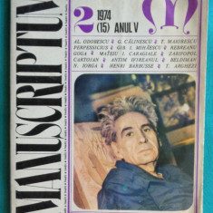 Revista Manuscriptum Nr 2 din 1974