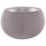 Ghiveci rotund Cozy M, violet, suspendabil, 9.4 L