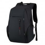 Rucsac pentru barbati Harvey GT1475, cu port USB, negru