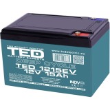 Acumulator AGM VRLA TED Electric 12V 15Ah