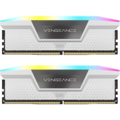 Memorie Vengeance RGB White 32GB DDR5 6400MHz CL36 Dual Channel Kit foto