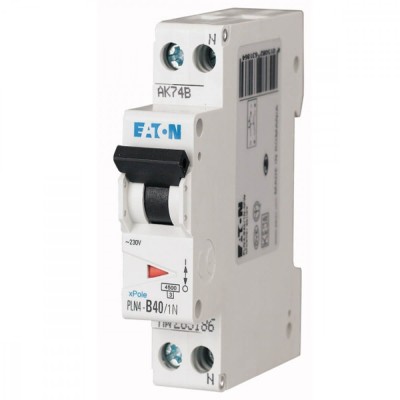 Siguranta Automata Eaton PLN4 C40/1N-DE 1pol+N 40A foto