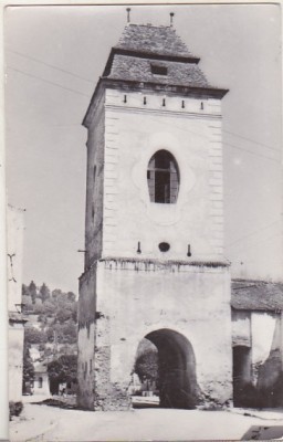 bnk cp Medias - Poarta de nord a cetatii - circulata foto