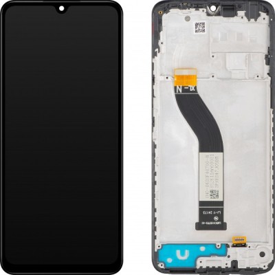 Display cu Touchscreen MP compatibil cu Xiaomi Poco C75 / Redmi 14C, cu Rama, Negru foto