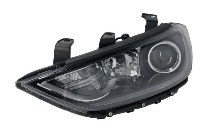 Far Hyundai Elantra (Ad), 02.2016-05.2019, partea Stanga, cu lumina timp de zi tip LED; H7+HB3+PY21W; electric; cu motor, TYC