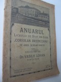Anuarul Liceului de stat din Lugoj &quot;Coriolan Brediceanu 1920/21 - Vasile Lohan