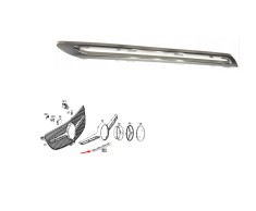 Ornament grila fata MERCEDES Clasa GLE (W166), 08.2015-03.2020, partea dreapta, crom; inferior,
