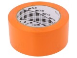 Bandă de marcare portocalie autoadezivă 33m x 50mm