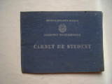 Carnet de student RSR, istorie-geografie, 1967