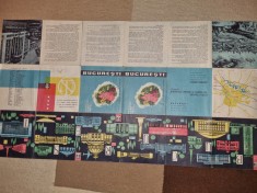 harta ghid a orasului bucuresti - din anii &#039;60-&#039;70