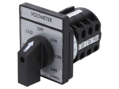 Comutator cu Came pentru Voltmetre 16A 7 Pozitii foto
