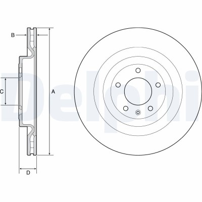 DELPHI BG9126C Disc frana foto