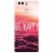 Husa silicon pentru Huawei P9 Plus, Be Happy Puffy Clouds