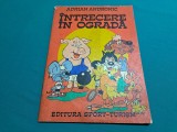 &Icirc;ntrecere &icirc;n Ogradă - Adrian Andronic, 1984, Carte de colorat, Editura Sport-Turism