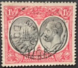 Dominica &ndash; colonie britanica_Marcă 1&frac12;d &bdquo;Postage &amp; Revenue&rdquo;, stare bună, obliterată