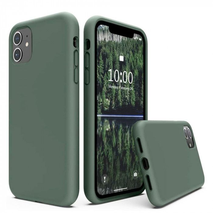 Husa Techsuit Soft Edge Silicon Huawei Honor X7 - Dark Green
