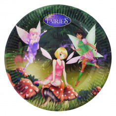 Farfurii petrecere copii 23 cm Fairies, Radar 61291, Set 10 buc foto