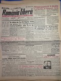 ziarul romania libera 3 februarie 1949 - articol victoria calan , zaharia stancu,