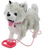 C&Acirc;INE INTERACTIV CU LESĂ, CARE SE PLIMBĂ ȘI LĂTRĂ HUSKY YY2401 husky