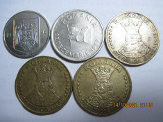 Romania (e150) &amp;#039;90s - 5 Lei 1995, 10 Lei 1992, 20 Lei 1991, 1992, 1993 foto