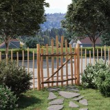 vidaXL Poartă de gard arcuită 100 x 120 cm Lemn de Făglă Impregnat 42040685