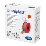 HartMann Omniplast plasturi textili 1.25 cm x 5 m x 1 rola