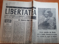 libertatea 29-30 octombrie 1990-liderul minerilor este o femeie cubaneza foto