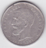 ROMANIA 5 LEI 1906, Argint