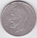 ROMANIA 5 LEI 1906, Argint