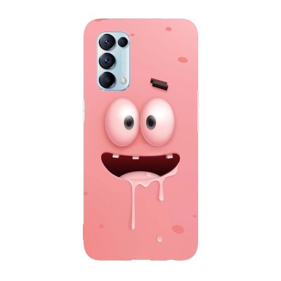 Husa compatibila cu Oppo A76 model Patrick Drooling SpongeBob, Silicon, TPU, Viceversa foto