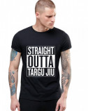 Cumpara ieftin Tricou negru barbati - Straight Outta Targu Jiu - M, THEICONIC