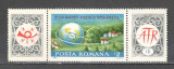 Romania.1989 Ziua marcii postale-cu vigneta ZR.840, Nestampilat