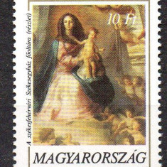 UNGARIA 1993, Craciun, Arta, Altar, serie neuzată, MNH