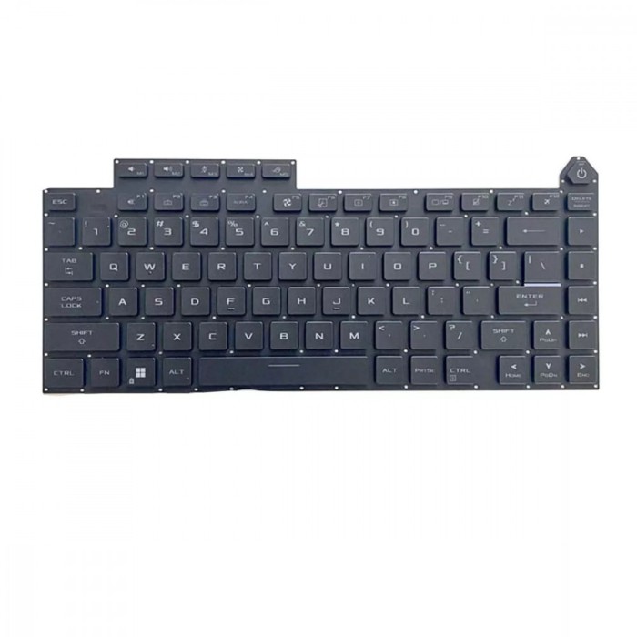 Tastatura Laptop, Gaming, Asus, ROG Strix G16 G614, G614J, G614JJ, G614JU, G614JV, G614JI, G614JZ, G614JU, G614JZR, G614JIR, G614JVR, iluminata, RGB,