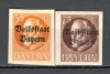 Bayern.1919/20 Regele Ludwig III-supr. nedantelate XB.9, Nestampilat