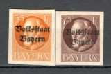 Bayern.1919/20 Regele Ludwig III-supr. nedantelate XB.9, Nestampilat