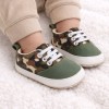 Pantofiori verzi pentru bebelusi - Army (Marime Disponibila: 6-9 luni (Marimea, Superbaby