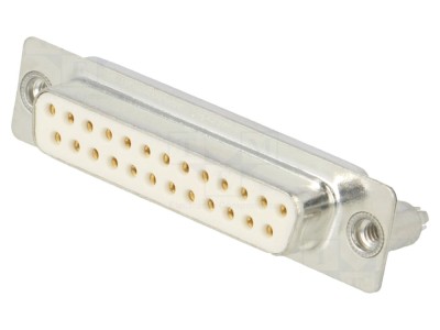 Conector D-Sub 25 pini mamă drept foto