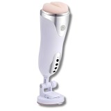 Masturbator Automat Vagin, 7 Moduri de Vibratie, Unghi Reglabil 180&deg;, Ventuza Puternica, Sunet, Silicon Medical, Fara BPA, Rezistent la Apa, pentru Ba