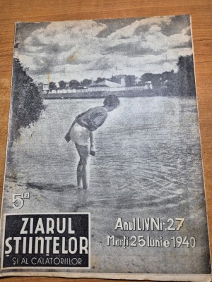ziarul stiintelor si al calatoriilor 25 iunie 1940 - aviatia foto