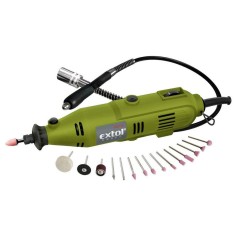 Polizor drept cu bowden flexibil-130 W+40 piese