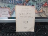 Statutul Societăței breslelor unite Speranța, cu scop de ajutor reciproc, fondată &icirc;n orașul Peatra, jud. Neamț, la 12 dec. 1900, Piatra Neamț 174 1902
