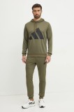 Adidas trening BL FT HD TS barbati, culoarea verde, JI8869