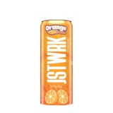 Jst Wrk Energy Drink, Bautura Energizanta Carbogazoasa Cu Aroma De Portocale,