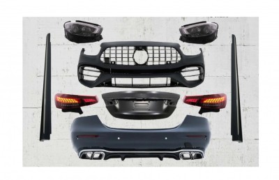 Kit Exterior Complet de Conversie Mercedes E-Class W213 (2016-2019) la Facelift 2020 E63s Design Performance AutoTuning foto