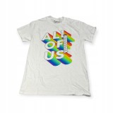 Tricou femei SPENCER&amp;#039;S alb g&acirc;t rotund măr. S