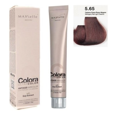 Saten Roscat Mahon 5.65 Vopsea Colora MaXXelle cu extract de Goji 100 ML foto