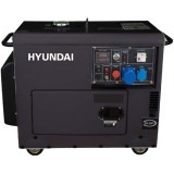 Hyundai DHY8601SE-T - Generator de uz general 7.5 kW Hyundai 192FE 12 CP 12.5 l pornire electrica trifazat