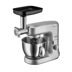 Robot de bucatarie Amica KML 6011, 1000W, bol inox 45L, 18 kg, 8 trepte de viteza, functie pulse, 5 accesorii, argintiu