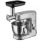Robot de bucatarie Amica KML 6011, 1000W, bol inox 45L, 18 kg, 8 trepte de viteza, functie pulse, 5 accesorii, argintiu